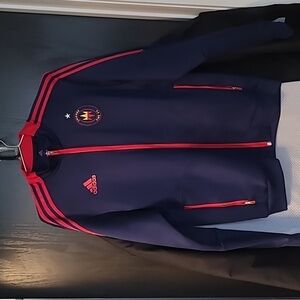 Chicago Fire FC Adidas Full Zip Jacket - Blue Men's M